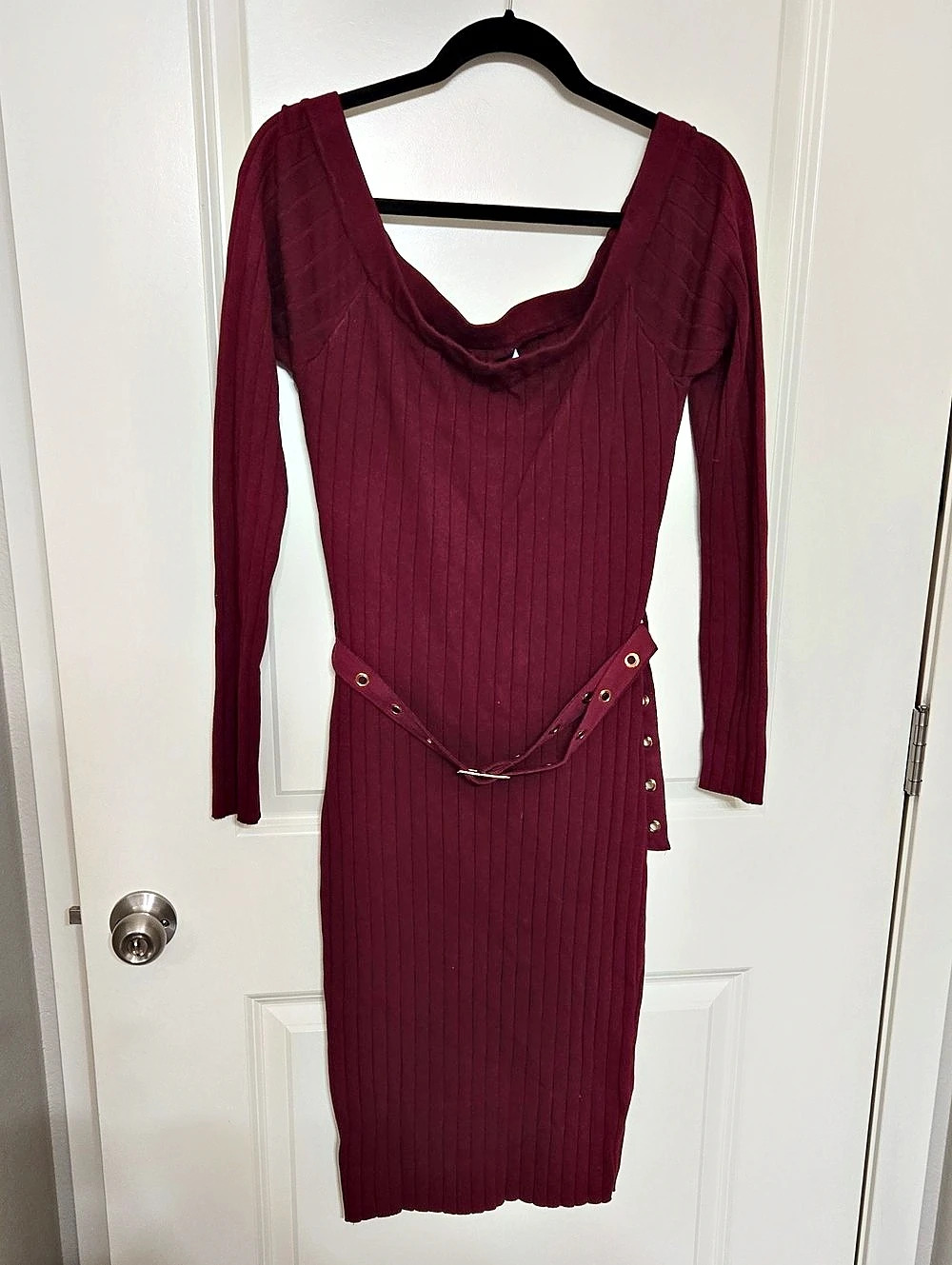 Fashion Nova Feeling Sensational Dress Ribbed Midi Dress in Red Size 2X NWT